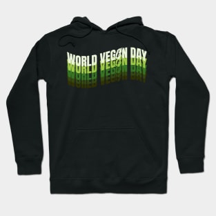 Vintage Logo World Vegan Day Hoodie